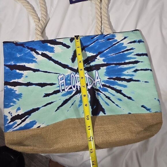 Aqualux Florida tie dye beach toe zipper closure NWT - Picture 7 of 10
